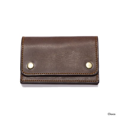 画像1: ARTS&CRAFTS（アーツアンドクラフツ）BOX-COIN COMPACT WALLET（ボックスコインコンパクトウォレット）"ELBAMATT ACC" / Choco（チョコ）・Tan（タン）