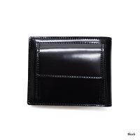 ARTS&CRAFTS（アーツアンドクラフツ）BILLFOLD WALLET W COIN PURSE（ビルフォールドウォレットコインパース）"CORDOVAN ACC" / Black（ブラック）・Whisky（ウイスキー）