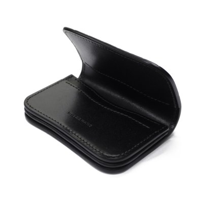 画像4: WILD SWANS（ワイルドスワンズ）GENERAL（ジェネラル）カードケース/ブラック"クロコダイル"×ブラック"サドルプルアップ"