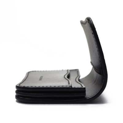 画像3: WILD SWANS（ワイルドスワンズ）GENERAL（ジェネラル）カードケース/ブラック"クロコダイル"×ブラック"サドルプルアップ"