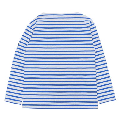 画像2: SAINT JAMES（セントジェームス）OUESSANT（ウエッソン）"BORDER" / GRIS CL×MER（杢ライトグレー×ブルー）