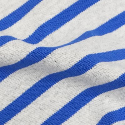 画像6: SAINT JAMES（セントジェームス）OUESSANT（ウエッソン）"BORDER" / GRIS CL×MER（杢ライトグレー×ブルー）