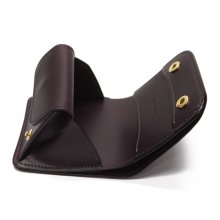 他の写真3: WILD SWANS（ワイルドスワンズ）CASA（カーサ）コンパクトウォレット/ブラック"クロコダイル"×パープル"ブッテーロ"