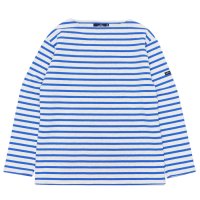 SAINT JAMES（セントジェームス）OUESSANT（ウエッソン）"BORDER" / GRIS CL×MER（杢ライトグレー×ブルー）