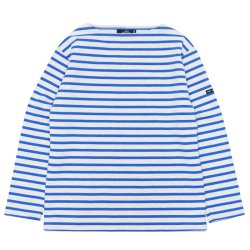 SAINT JAMES（セントジェームス）OUESSANT（ウエッソン）"BORDER" / GRIS CL×MER（杢ライトグレー×ブルー）