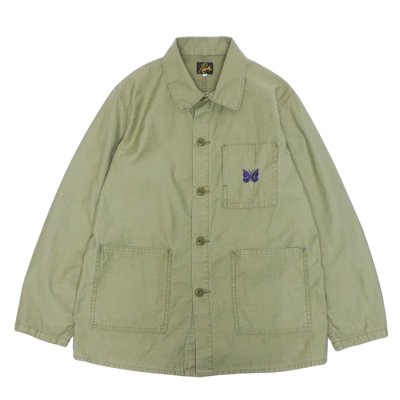 画像1: NEEDLES（ニードルズ）Coverall（カバーオール）"Reversed Sateen" / Olive（オリーブ）