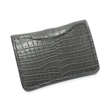 他の写真2: WILD SWANS（ワイルドスワンズ）TONGUE（タング）マルチコインケース/グレー"POROSUS（ポロサス）"×ブラック"サドルプルアップ"