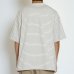 画像8: EVCON（エビコン）BORDER WIDE S/S TEE（ボーダーワイドショートスリーブTシャツ） / Ivory（アイボリー） (8)