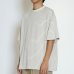 画像7: EVCON（エビコン）BORDER WIDE S/S TEE（ボーダーワイドショートスリーブTシャツ） / Ivory（アイボリー） (7)