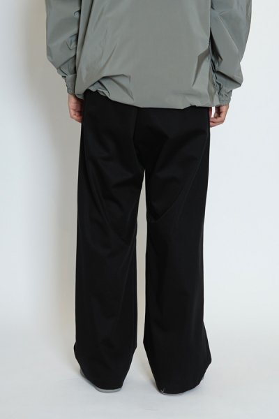 画像8: EVCON（エビコン）2TUCK WIDE TROUSERES（2タックワイドトラウザーズ）”Highcount Twill" / BLACK（ブラック）