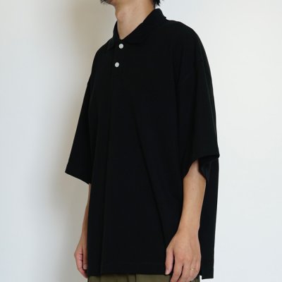 画像8: EVCON（エビコン）KANOKO POLO S/S TEE（カノコポロショートスリーブTシャツ） / Black（ブラック）