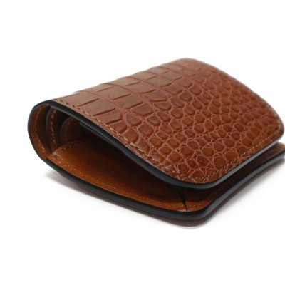 画像4: WILD SWANS（ワイルドスワンズ）CASA（カーサ）コンパクトウォレット/コニャック"POROSUS（ポロサス）"×キャメル"サドルプルアップ"