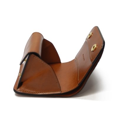 画像9: WILD SWANS（ワイルドスワンズ）CASA（カーサ）コンパクトウォレット/コニャック"POROSUS（ポロサス）"×キャメル"サドルプルアップ"