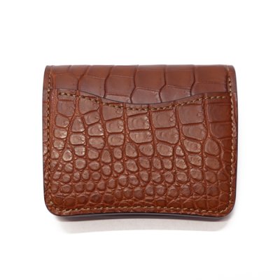 画像3: WILD SWANS（ワイルドスワンズ）CASA（カーサ）コンパクトウォレット/コニャック"POROSUS（ポロサス）"×キャメル"サドルプルアップ"