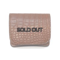 WILD SWANS（ワイルドスワンズ）CASA（カーサ）コンパクトウォレット/コニャック"POROSUS（ポロサス）"×キャメル"サドルプルアップ"