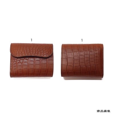 画像9: WILD SWANS（ワイルドスワンズ）ENO（イーノ）ミニ3つ折りウォレット/コニャック"POROSUS（ポロサス）"×キャメル"サドルプルアップ" 