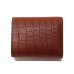 画像3: WILD SWANS（ワイルドスワンズ）ENO（イーノ）ミニ3つ折りウォレット/コニャック"POROSUS（ポロサス）"×キャメル"サドルプルアップ"  (3)