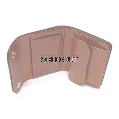 画像6: WILD SWANS（ワイルドスワンズ）ENO（イーノ）ミニ3つ折りウォレット/コニャック"POROSUS（ポロサス）"×キャメル"サドルプルアップ"