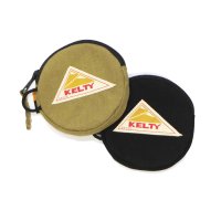 KELTY（ケルティ）CIRCLE COIN CASE2（サークルコインケース2）/ Tan（タン）・Black（ブラック）