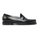G.H.BASS（ジーエイチバス）LOGAN Moc Loafer（ローガン：モックローファー）"Leather Sole" / Black（ブラック）
