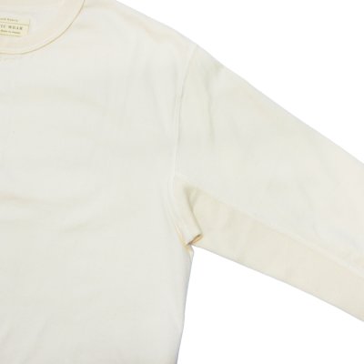 画像4: FULLCOUNT（フルカウント）5222LH Flat Seam Heavyweight Longsleeve Henley T Shirt （フラットシームヘビーウェイトロングスリーブヘンリーTシャツ）/ Ecru（エクリュ）