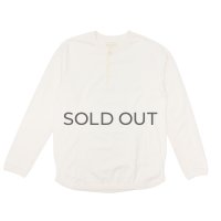 FULLCOUNT（フルカウント）5222LH Flat Seam Heavyweight Longsleeve Henley T Shirt （フラットシームヘビーウェイトロングスリーブヘンリーTシャツ）/ Ecru（エクリュ）