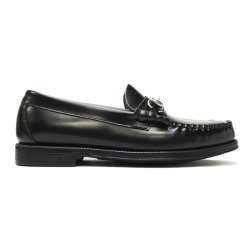G.H.BASS（ジーエイチバス）LINCOLN Moc Bit Loafer（リンカーン：モックビットローファー）"Rubber Sole" / Black（ブラック）