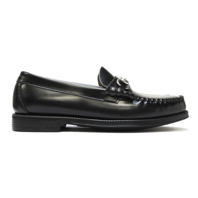 画像1: G.H.BASS（ジーエイチバス）LINCOLN Moc Bit Loafer（リンカーン：モックビットローファー）"Rubber Sole" / Black（ブラック）