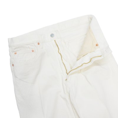 画像5: KAPTAIN SUNSHINE（キャプテンサンシャイン）Skate Shoecut Denim Pants（スケートシューカットデニムパンツ）/ One Wash White（ワンウォッシュホワイト）【裾上げ無料】