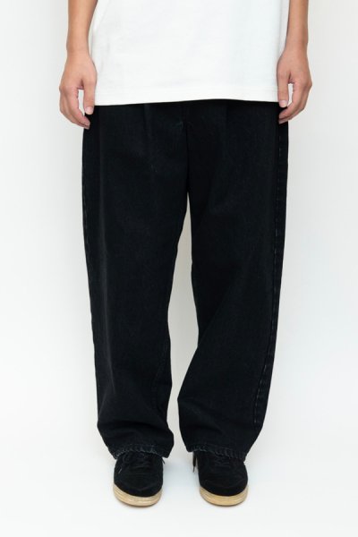 画像11: EVCON（エビコン）1TUCK BAGGY DENIM（1タックバギーデニム）”BIO" / BLACK（ブラック）