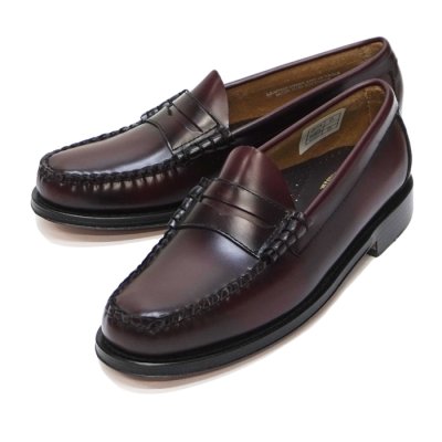 画像2: G.H.BASS（ジーエイチバス）LARSON Moc Penny Loafer（ラーソン：モックペニーローファー）"Leather Sole" / Wine（ワイン）