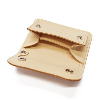 画像7: WILD SWANS（ワイルドスワンズ）TONGUE(EYELET)（タング アイレット）マルチコインケース"サドルプルアップ"/Natural（ナチュラル）