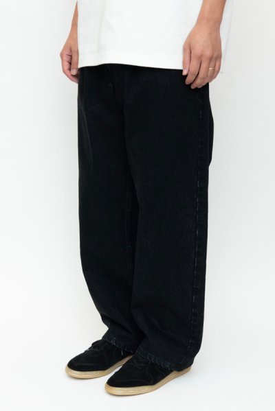画像10: EVCON（エビコン）1TUCK BAGGY DENIM（1タックバギーデニム）”BIO" / BLACK（ブラック）