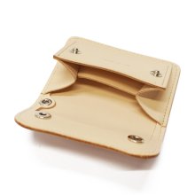 他の写真3: WILD SWANS（ワイルドスワンズ）TONGUE(EYELET)（タング アイレット）マルチコインケース"サドルプルアップ"/Natural（ナチュラル）