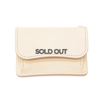 画像2: WILD SWANS（ワイルドスワンズ）TONGUE(EYELET)（タング アイレット）マルチコインケース"サドルプルアップ"/Natural（ナチュラル）