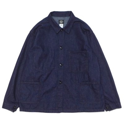 画像1: Post O'Alls（ポストオーバーオールズ）USCM 1930s Utility Jacket（USCM 1930s ユーティリティジャケット）"8oz Denim" / Dark Indigo（ダークインディゴ）