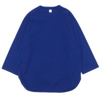 blurhms ROOTSTOCK（ブラームスルーツストック）Rough&Smooth Thermal Baseball Tee（ラフ&スムースサーマルベースボールTシャツ）/ Blue（ブルー）