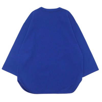 画像2: blurhms ROOTSTOCK（ブラームスルーツストック）Rough&Smooth Thermal Baseball Tee（ラフ&スムースサーマルベースボールTシャツ）/ Blue（ブルー）