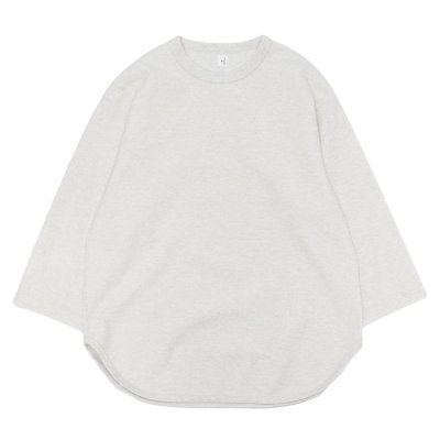 画像1: blurhms ROOTSTOCK（ブラームスルーツストック）Rough&Smooth Thermal Baseball Tee（ラフ&スムースサーマルベースボールTシャツ）/ Heather Oatmeal（ヘザーオートミール）