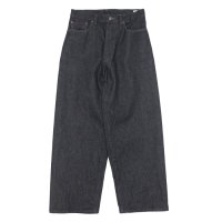 blurhms ROOTSTOCK（ブラームスルーツストック）13.5oz Denim Pants Wide（13.5ozデニムパンツ ワイド）/ Sulfur Black（サルファーブラック）【裾上げ無料】