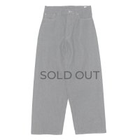 blurhms ROOTSTOCK（ブラームスルーツストック）13.5oz Denim Pants Wide（13.5ozデニムパンツ ワイド）/ Sulfur Black（サルファーブラック）【裾上げ無料】