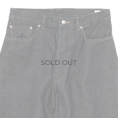 画像4: blurhms ROOTSTOCK（ブラームスルーツストック）13.5oz Denim Pants Wide（13.5ozデニムパンツ ワイド）/ Sulfur Black（サルファーブラック）【裾上げ無料】