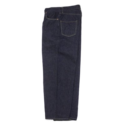 画像3: blurhms ROOTSTOCK（ブラームスルーツストック）13.5oz Denim Pants Wide（13.5ozデニムパンツ ワイド）/ Indigo（インディゴ）【裾上げ無料】