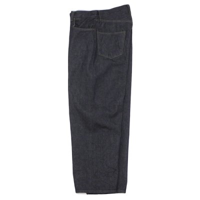 画像3: blurhms ROOTSTOCK（ブラームスルーツストック）13.5oz Denim Pants Wide（13.5ozデニムパンツ ワイド）/ Sulfur Black（サルファーブラック）【裾上げ無料】
