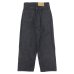 画像2: blurhms ROOTSTOCK（ブラームスルーツストック）13.5oz Denim Pants Wide（13.5ozデニムパンツ ワイド）/ Sulfur Black（サルファーブラック）【裾上げ無料】 (2)