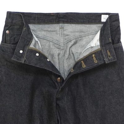 画像5: blurhms ROOTSTOCK（ブラームスルーツストック）13.5oz Denim Pants Wide（13.5ozデニムパンツ ワイド）/ Sulfur Black（サルファーブラック）【裾上げ無料】