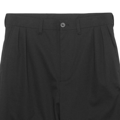 画像4: EVCON（エビコン）2TUCK WIDE TROUSERES（2タックワイドトラウザーズ）”Highcount Twill" / BLACK（ブラック）