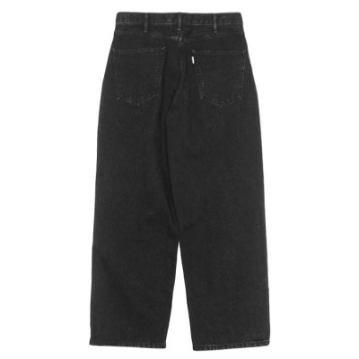 画像2: EVCON（エビコン）1TUCK BAGGY DENIM（1タックバギーデニム）”BIO" / BLACK（ブラック）