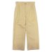 画像1: EVCON（エビコン）2TUCK WIDE TROUSERES（2タックワイドトラウザーズ）”Highcount Twill" / BEIGE（ベージュ） (1)