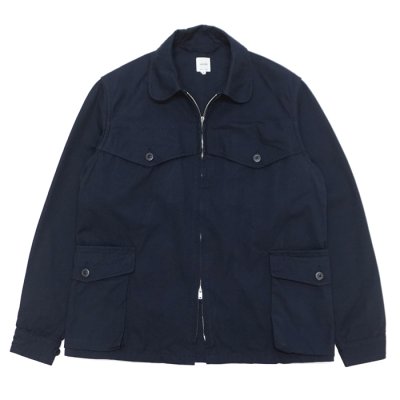 画像1: ARAN（アラン）Hunting Blouson（ハンティングブルゾン）”Cotton Weather" / Navy（ネイビー） 